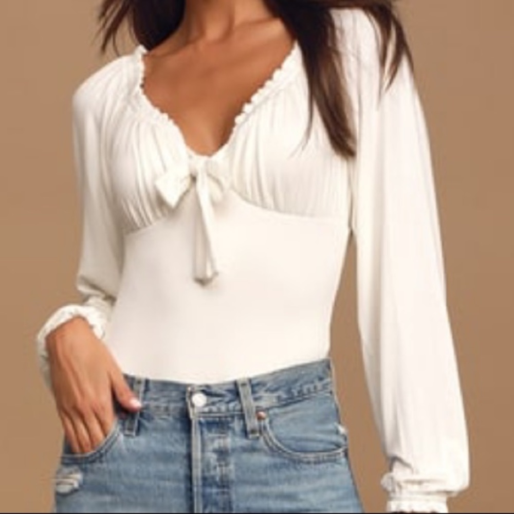 Lulu’s Ruffled Bodysuit - Picture 3 of 4
